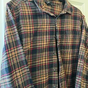 VTG Eddie Bauer Flannel Shirt –Cotton, Cozy Fall Layer, Cabin core Outdoors Vibe